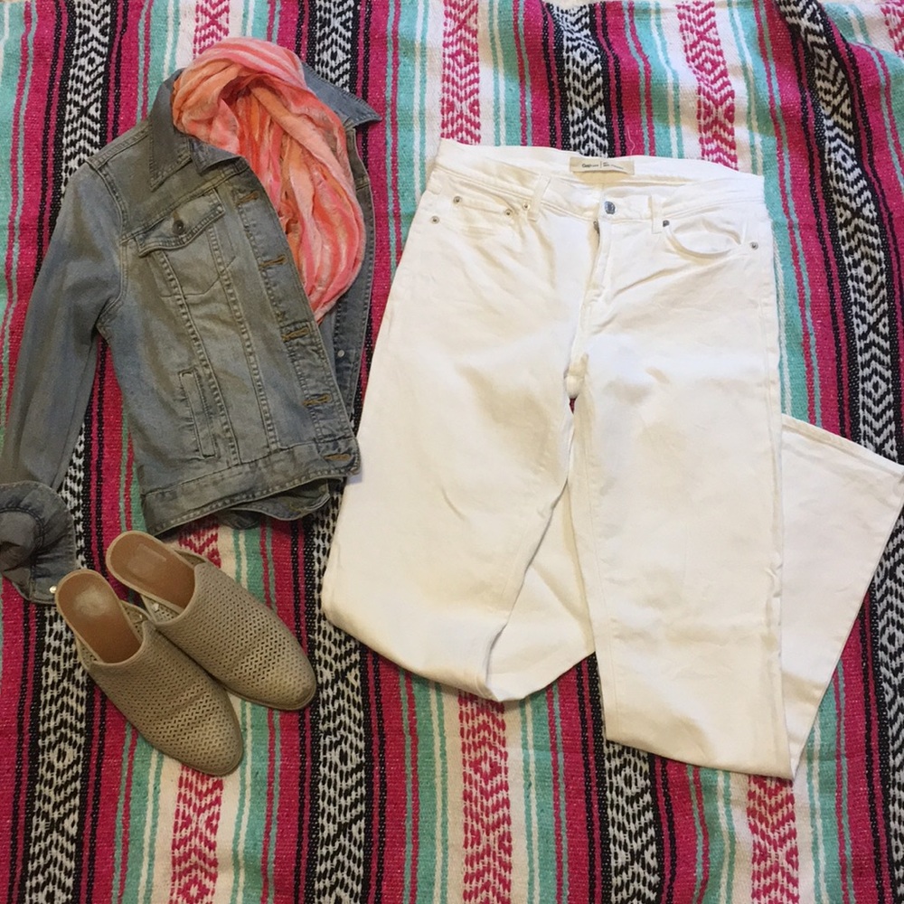 Tall GAP White Jeans